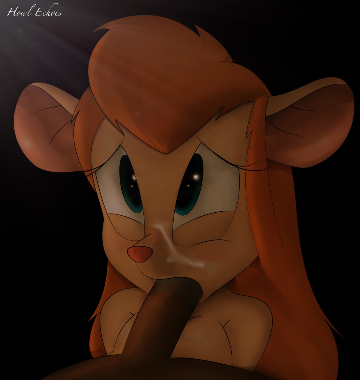 absurd_res anthro bodily_fluids chip_'n_dale_rescue_rangers cum cum_on_face digital_media_(artwork) disney duo e621 erection fellatio female female_penetrated fur gadget_hackwrench genital_fluids genitals hair hi_res howl_echoes male male/female male_penetrating male_penetrating_female mammal mouse murid murine oral oral_penetration penetration penile penis rodent sex