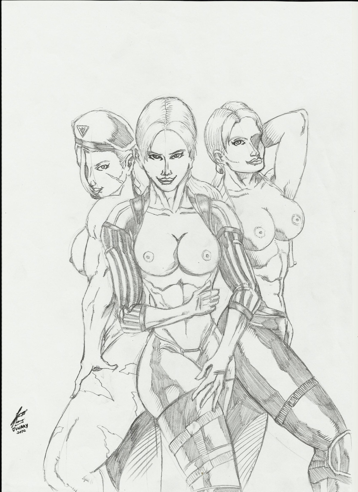 beret cammy_white crossover female hugowolverine human jill_valentine jill_valentine_(blonde) jill_valentine_(julia_voth) resident_evil rule34 street_fighter tagme