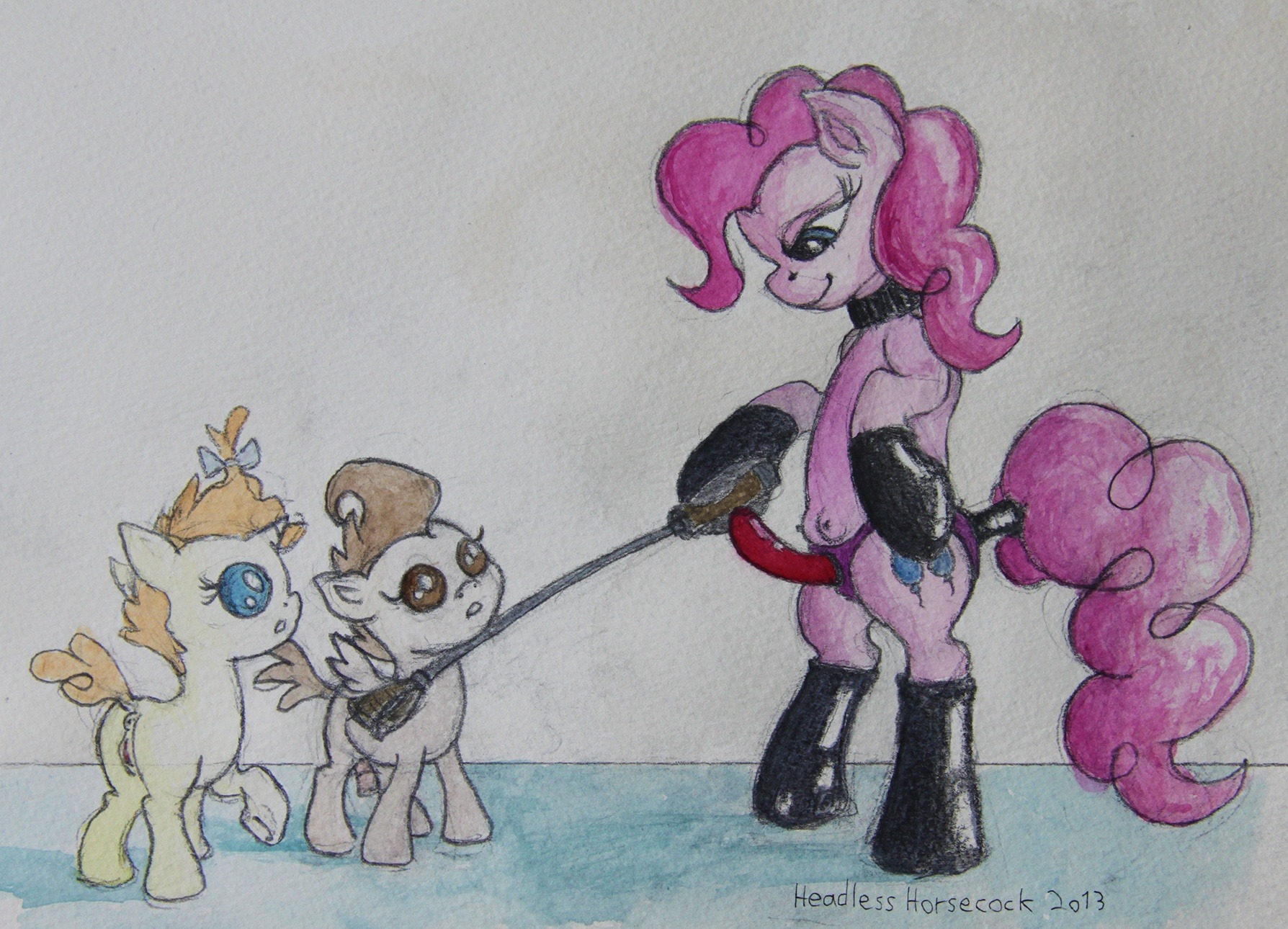 2013 anus blue_eyes brother_(lore) brother_and_sister_(lore) brown_body brown_eyes brown_feathers collar cutie_mark dildo dominant dominant_female e621 earth_pony equid equine feathered_wings feathers female feral flaccid fraternal_twins friendship_is_magic genitals group hair hasbro headless_horsecock hi_res horn horse imminent_rape imminent_sex male mammal my_little_pony mythological_creature mythological_equine mythology pegasus penis pink_hair pinkie_pie_(mlp) pony pound_cake_(mlp) pumpkin_cake_(mlp) riding_crop sex_toy sibling_(lore) sister_(lore) strapon submissive submissive_male tail tail_wraps teats twins_(lore) unicorn vulva whip wings wraps young young_feral