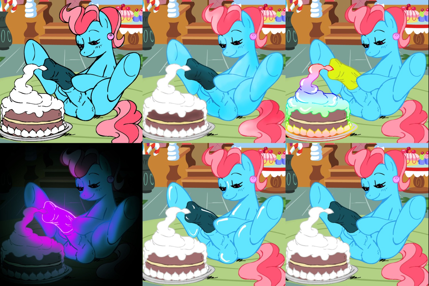 3:2 animal_genitalia animal_penis balls bodily_fluids cake colored_cum crossgender cum cum_on_cake cum_on_food dessert e621 ear_piercing earth_pony equid equine equine_genitalia equine_penis erection feral food food_fetish food_play friendship_is_magic genital_fluids genitals glowing glowing_genitalia glowing_penis gynomorph hasbro hi_res horse intersex mammal masturbation megasweet mrs._cake_(mlp) my_little_pony nude orgasm penile penile_masturbation penis piercing pony quadruped rainbow_cum solo tail unusual_bodily_fluids unusual_cum unusual_genital_fluids yellow_penis