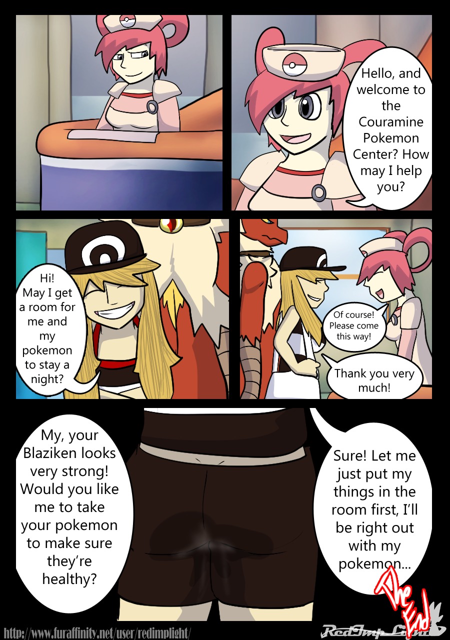 adonis_(redimplight) amber_eyes anthro avian baseball_cap bird blaziken blazikenite blonde_hair bodily_fluids cherry_the_trainer_(redimplight) clothing collar comic cum cum_in_ass cum_inside dialogue digital_media_(artwork) e621 english_text female fur generation_3_pokemon genital_fluids greeting group hair hat headgear headwear hi_res human leaking_cum male mammal mega_stone mega_stone_collar nintendo nurse_joy pokemon pokemon_(species) red_body red_fur redimplight stain text url wet