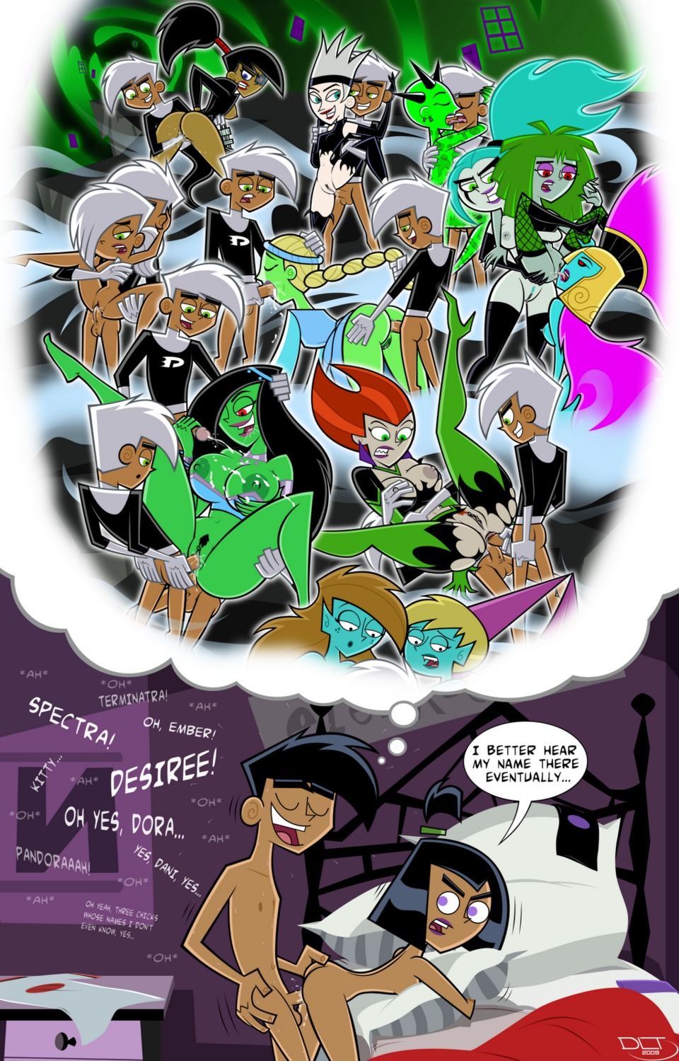 11girls 1boy 6+girls anal blue_eyes blue_hair breast_grab breasts canon_couple clone clones clothed clothing cuckquean cum cum_in_mouth cum_on_breasts cunnilingus dani_phantom danny_fenton danny_phantom desiree dlt doggy_style domination dora_mattingly double_anal double_penetration dress ember_mclain english_text female fishnets fisting gangbang ghost ghost_girl green_hair green_skin handjob high_heel_boots high_heels human humanoid imagining innie_pussy kitty_(danny_phantom) large_breasts legs_up lydia_(danny_phantom) male male_dominating male_domination male_human/female_ghost male_human/female_humanoid maledom multiple_boys multiple_males nude oral orgy pandora_(danny_phantom) penelope_spectra penis princess_dorathea pubic_hair pussy reverse_suspended_congress rule34 sam_manson sex spitroast straight straight_hair terminatra text vaginal vaginal_penetration