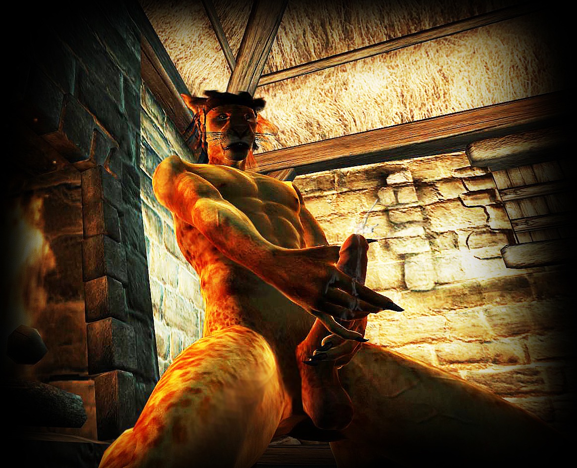 1boy 3d artist_request game_screenshot garry's_mod khajiit male male_only oblivion rule34 solo the_elder_scrolls