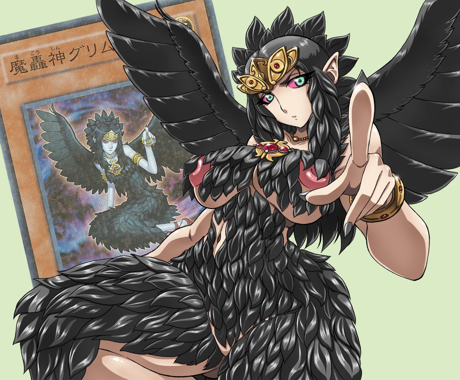 1girls fabled_grimro female rule34 tagme yu-gi-oh! yukimaru_(gojo)