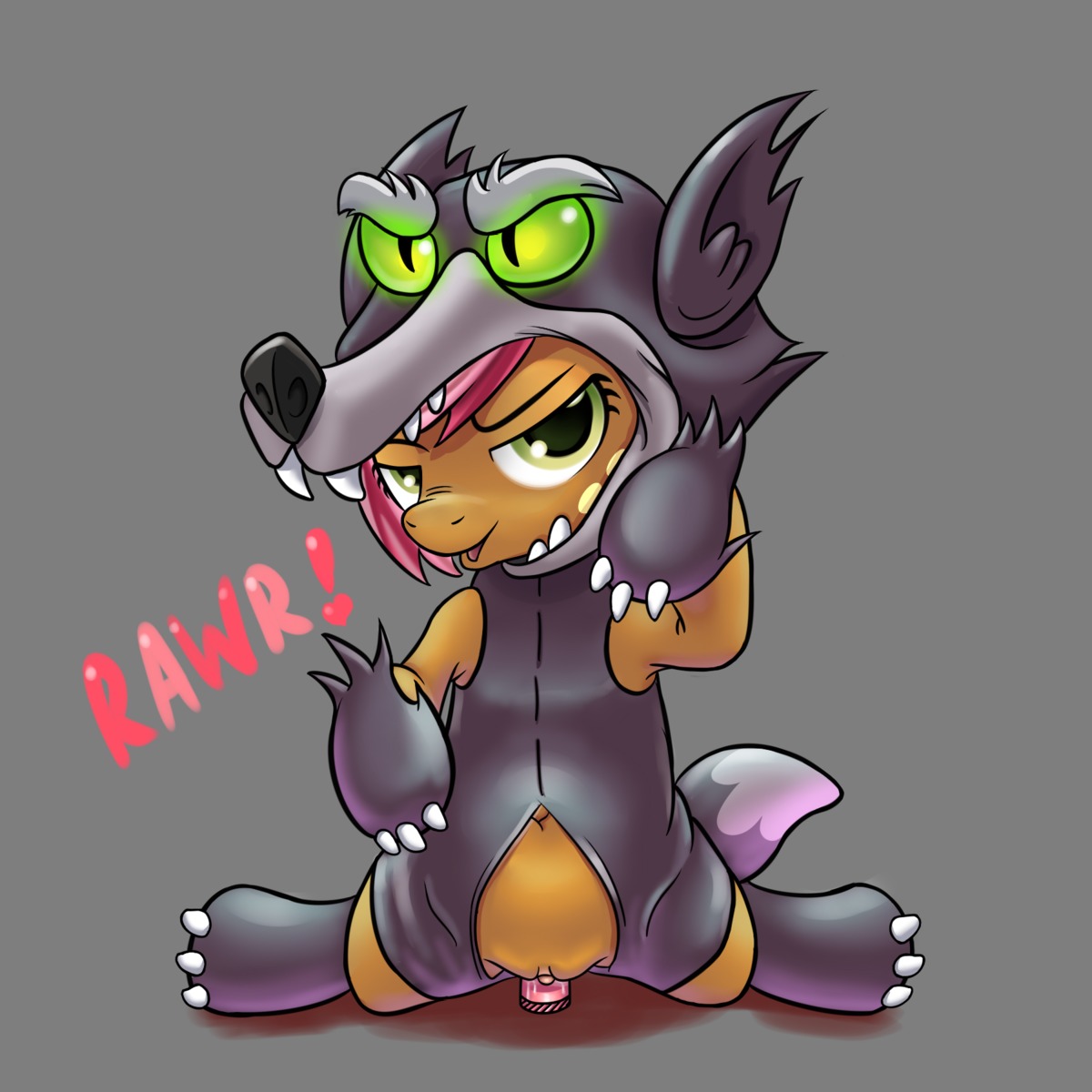 1:1 2013 alpha_channel anthro babs_seed_(mlp) bodily_fluids clothing costume dildo dildo_in_vagina dildo_insertion dildo_sitting e621 earth_pony equid equine female freckles friendship_is_magic genital_fluids genitals green_eyes hair hasbro heart_symbol hi_res horse looking_at_viewer mammal my_little_pony navel penetration php87 pony semi-anthro sex_toy sex_toy_in_vagina sex_toy_insertion simple_background solo spread_legs spreading tail transparent_background vaginal vaginal_fluids vaginal_penetration vibrator vulva wolf_costume young young_anthro