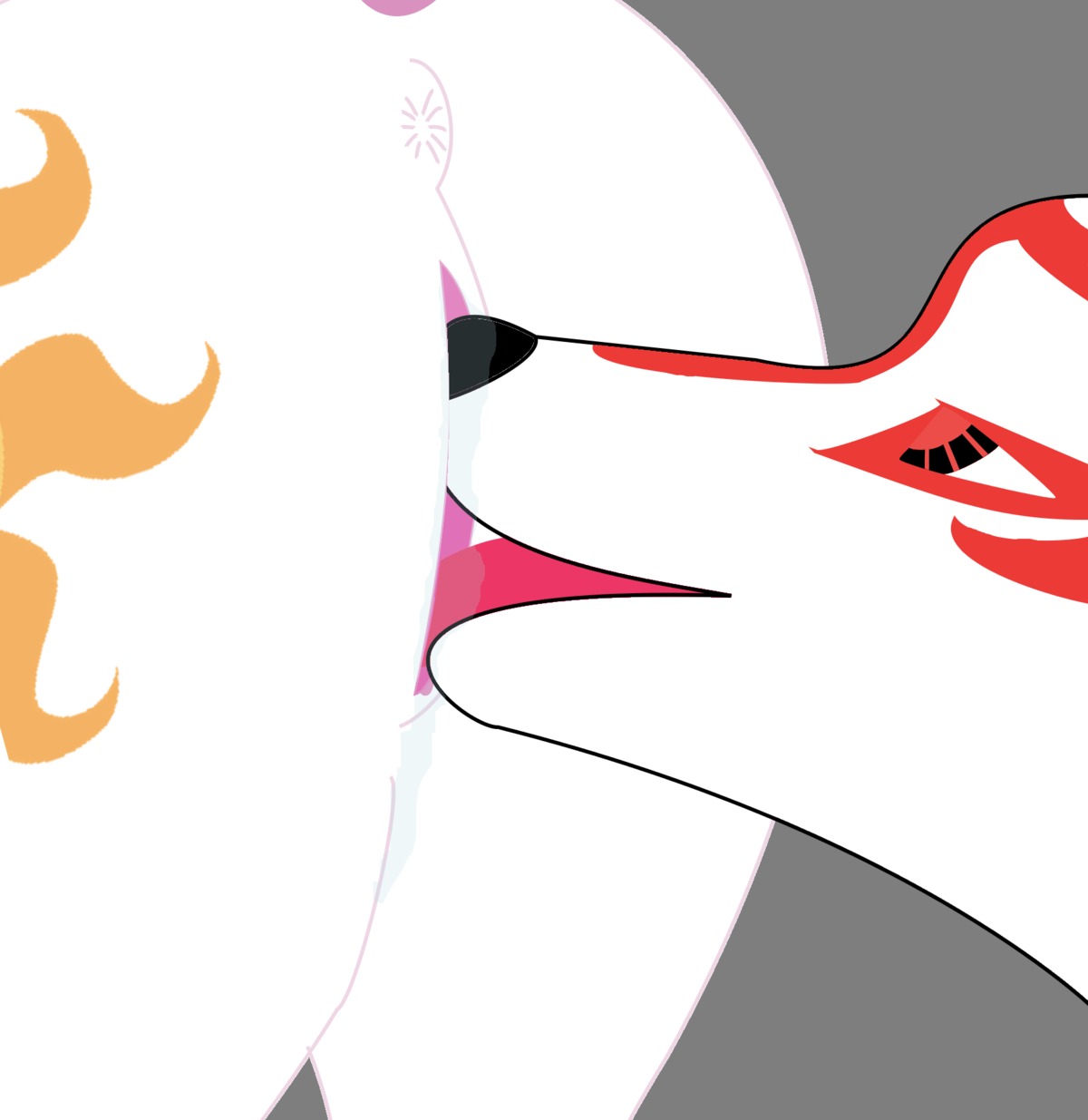alpha_channel amaterasu_(okami) bodily_fluids butt canid canine canis capcom clover_studio crossover cunnilingus deity duo e621 equid equine faceless_character faceless_female female female/female feral friendship_is_magic fur genitals hasbro hi_res horse licking mammal my_little_pony okami_(capcom) oral princess_celestia_(mlp) saliva sex tongue tongue_out unknown_artist vaginal vulva white_body white_fur wolf