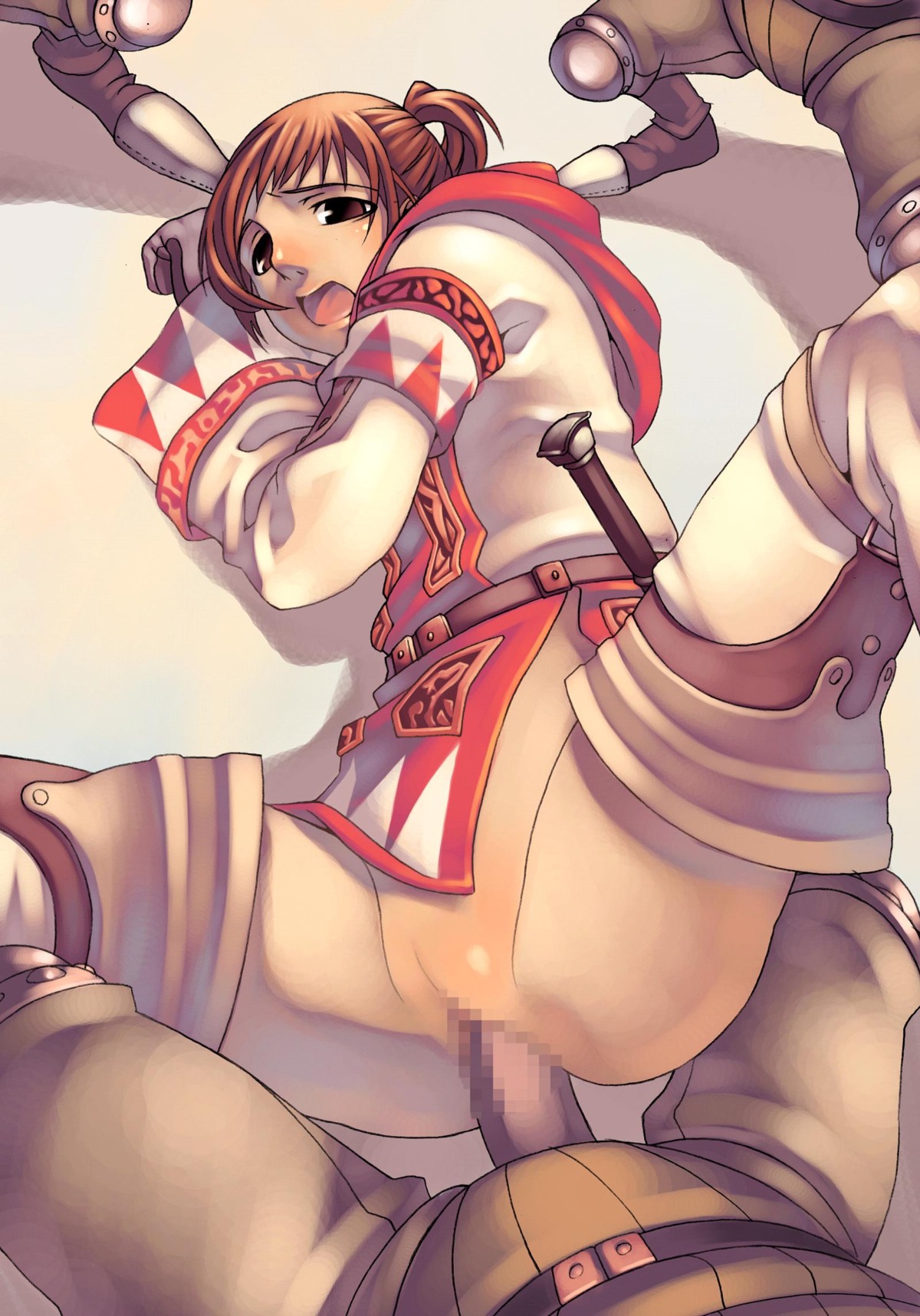 censored chocobo's_dungeon female final_fantasy rule34 shirma_magnolie white_mage