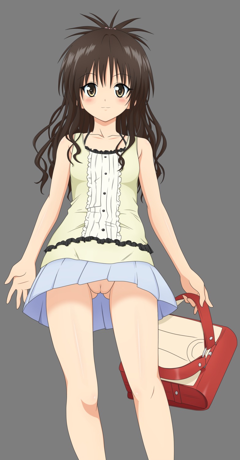 blush clothing female high_resolution legs long_hair miniskirt official_art photoshop pussy rule34 short_dress skirt smile solo thighs to_love-ru transparent_background uncensored upskirt yuuki_mikan