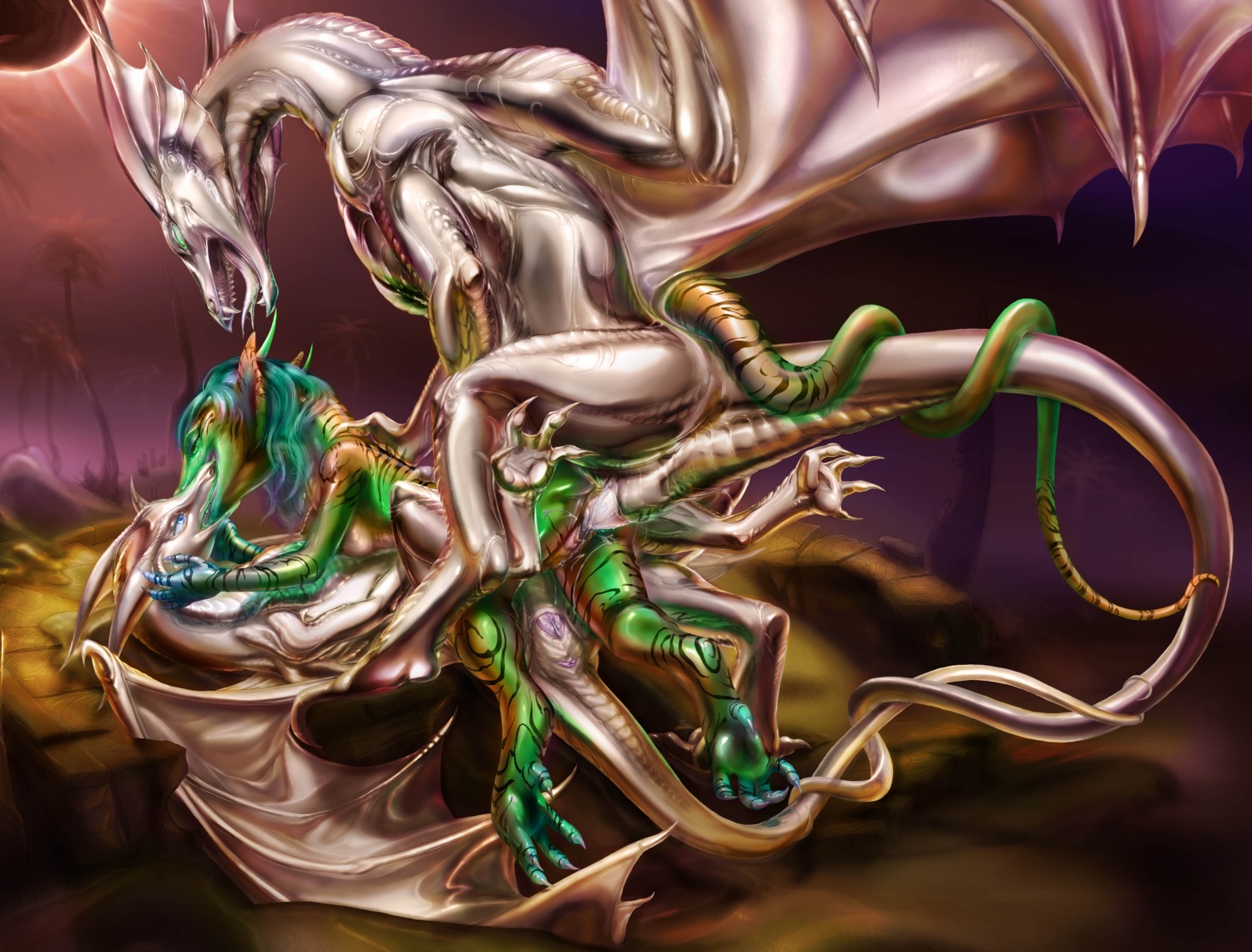 cum detailed dragon female high_resolution juices kissing lizard male marie mariecannabis ornaryz platinum_(metal) rule34 scalie sex spreading threesome ultimus