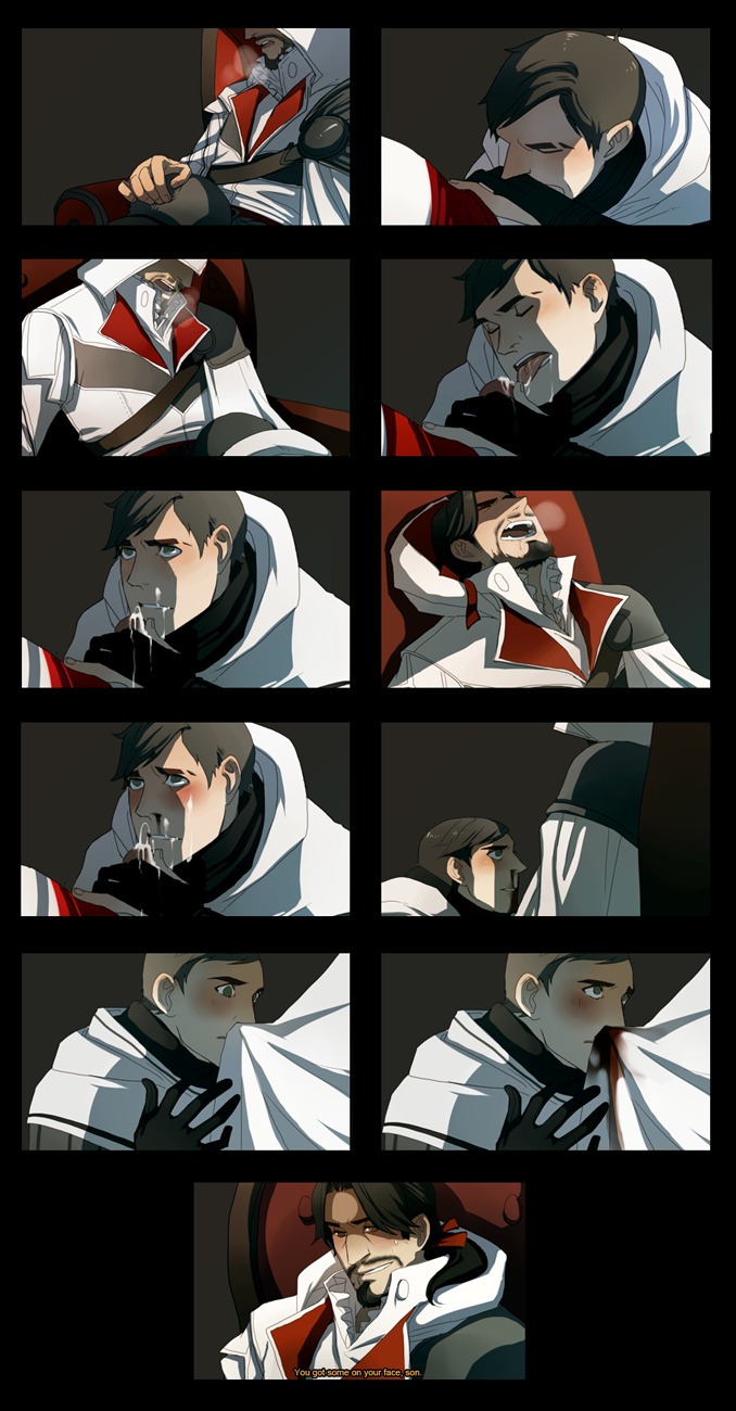assassin's_creed:_brotherhood assassin's_creed_(series) assassin's_creed_ii comic ezio_auditore_da_firenze gay male male_only penis rule34 tagme ubisoft yaoi