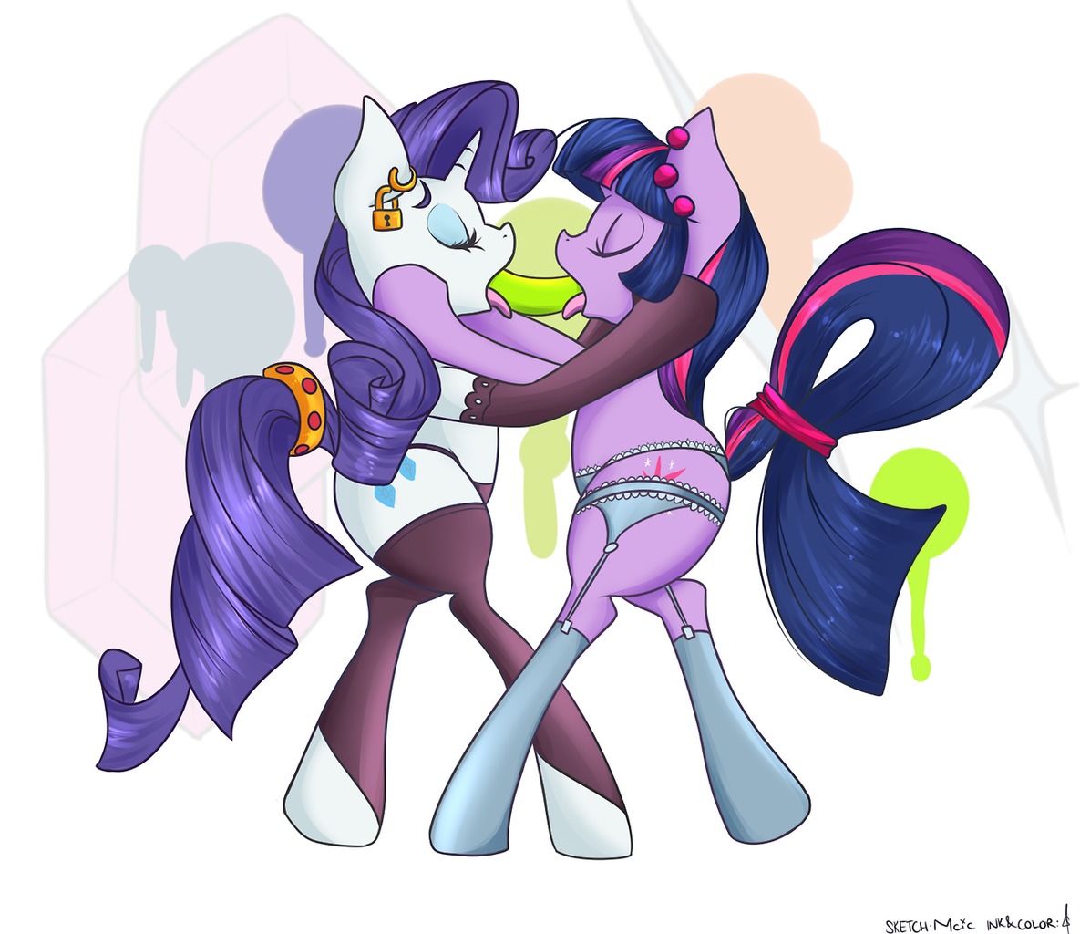 clothing dildo dildo_fellatio double_deep_throat double_dildo double_dildo_fellatio duo e621 equid equine female female/female feral friendship_is_magic fur hair hasbro horn mammal multicolored_hair mutual_double_dildo_fellatio mutual_double_dildo_in_mouth my_little_pony mythological_creature mythological_equine mythology oral oral_penetration penetration purple_hair rarity_(mlp) sex_toy sex_toy_fellatio tongue twilight_sparkle_(mlp) two_tone_hair underwear unicorn unknown_artist white_body white_fur
