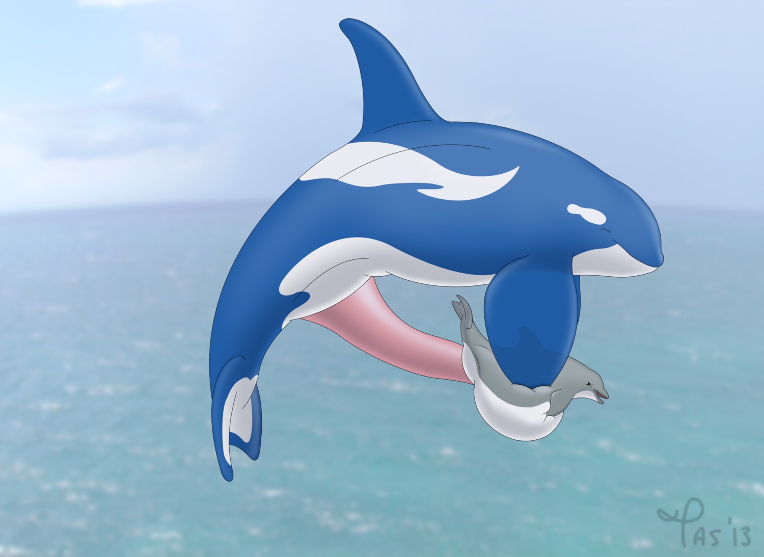 2013 aquatic big_penis blue_body blue_skin bulge cetacean dolphin dominant duo e621 erection eyes_closed female female_penetrated feral genitals hi_res huge_penetration huge_penis hyper hyper_genitalia hyper_penis larger_dom larger_male male male/female male_penetrating male_penetrating_female mammal nude oceanic_dolphin open_mouth orca penetration penile penile_penetration penis penis_in_vagina prehensile_penis sex size_difference smaller_female smaller_penetrated tapering_penis tasuric teeth toothed_whale vaginal vaginal_penetration vulva
