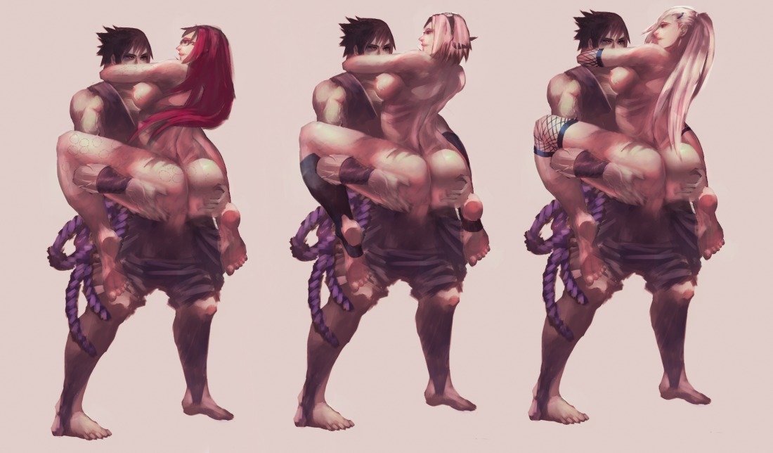 00s 1boy 2000s 2d 2d_(artwork) 3boys 3girls ass big_ass bite_marks blonde_hair feet female fishnets hair_ornament hairclip hi_res highres homex human ino_yamanaka male masculine_male multiple_females multiple_girls naruto naruto_(series) naruto_shippuden nipples pink_hair red_hair rule34 sakura_haruno sasuke_uchiha sex straddle straight tagme uncensored uzumaki_karin
