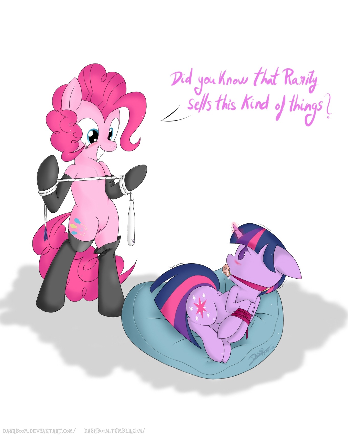 dashboom earth_pony equine female feral friendship_is_magic horse my_little_pony pink_hair pinkie_pie_(mlp) pony rule34 straight_hair twilight_sparkle_(mlp) unicorn