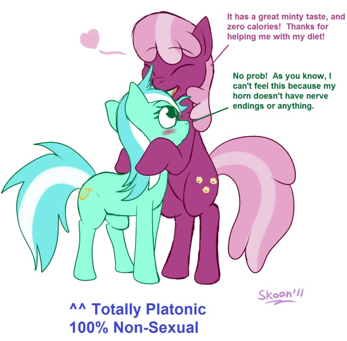 2011 blush cheerilee_(mlp) conditional_dnp cutie_mark dialogue digital_media_(artwork) duo e621 earth_pony english_text equid equine female feral friendship_is_magic hair hasbro heart_symbol horn horn_fetish horn_play horn_sex hornjob horse intraspecies long_hair lyra_heartstrings_(mlp) mammal my_little_pony mythological_creature mythological_equine mythology oral pink_hair pony quadruped sex short_hair skoon smile suggestive tail text unicorn