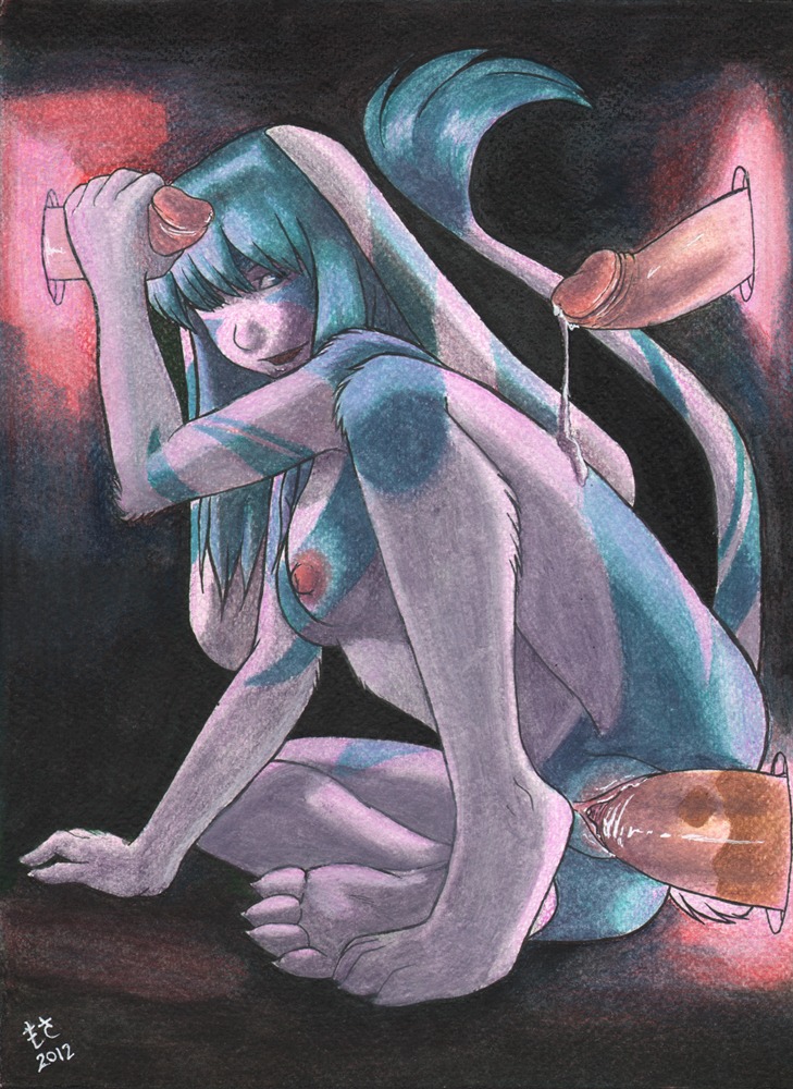 4_toes 5_fingers anthro areola big_penis blue_body blue_eyes blue_fur blue_hair breasts claws e621 erection feet female female_penetrated finger_claws fingers foreskin foursome fur gangbang genitals glory_hole group group_sex hair handjob human humanoid_genitalia humanoid_penis hybrid male male/female male_penetrating mammal medium_breasts mosa multicolored_body multicolored_fur nipples nude penetration penile penile_penetration penis pink_areola pink_nipples pink_vulva retracted_foreskin sex stretched_vagina tail tail_tuft thick_penis thin_tail tight_fit toe_claws toes tuft unknown_species vaginal vaginal_penetration vulva white_body white_fur