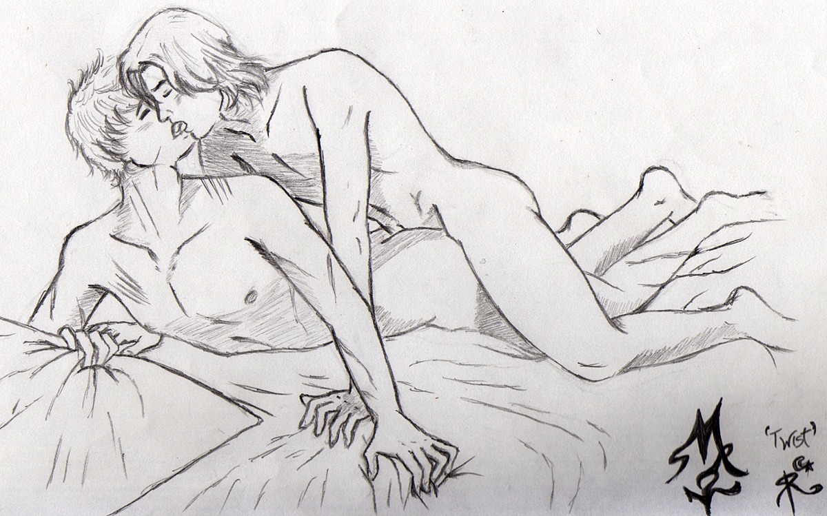 gryffindor harry_potter kissing male male_only monochrome multiple_males nipples remus_lupin rule34 sirius_black tagme themessrs yaoi
