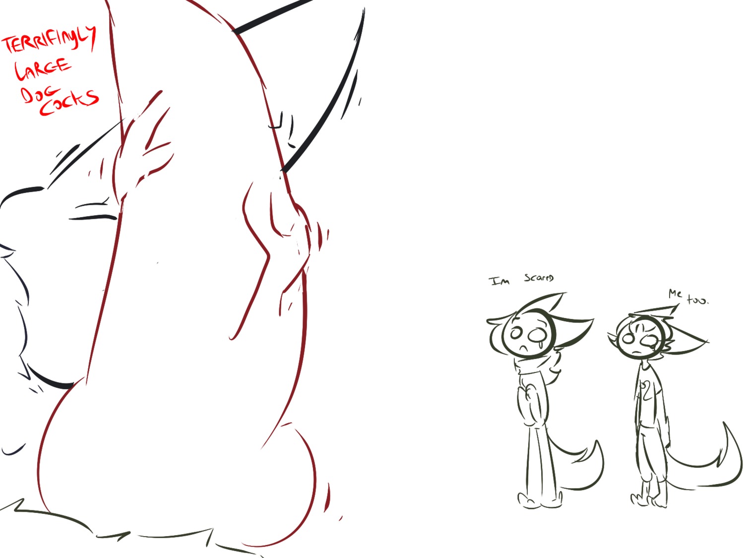 4:3 alien animal_genitalia animal_penis canid canine canine_genitalia canine_penis cr33pykitten disembodied_penis e621 erection felid female genitals group hi_res homestuck horn horned_humanoid humanoid knot male mammal ms_paint_adventures nepeta_leijon penis troll_(homestuck) vein zade
