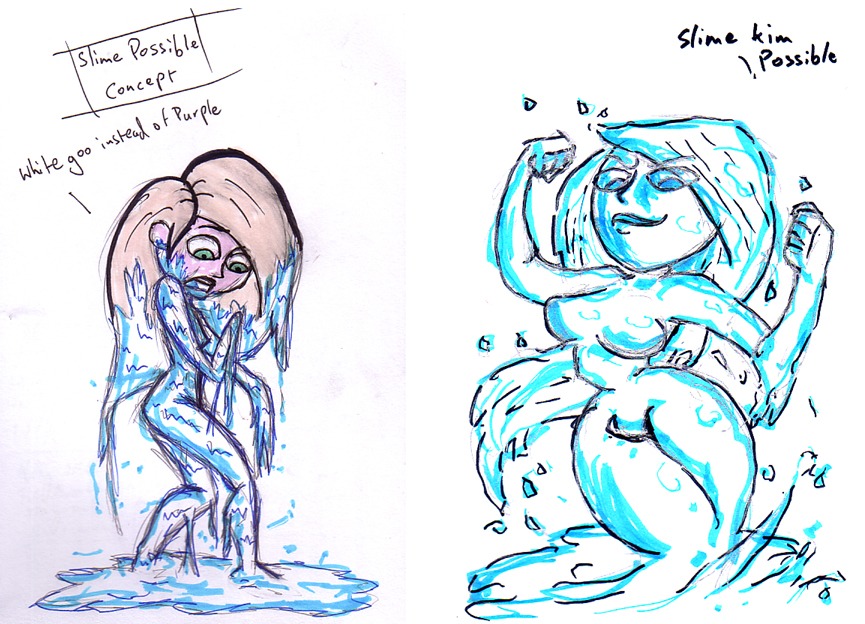 disney female human kim_possible kimberly_ann_possible rough_sketch rule34 straight_hair