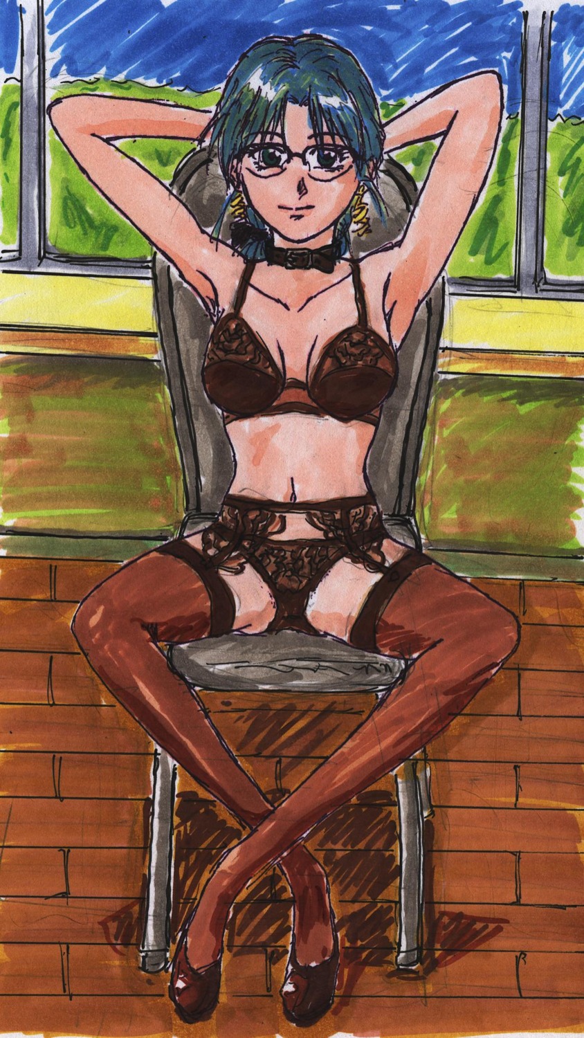 1girls female female_only human randou_serika rule34 solo super_real_mahjong super_real_mahjong_p7 tagme