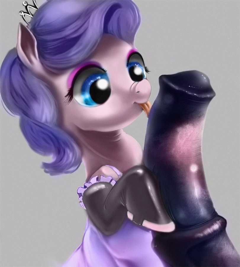 big_penis blue_eyes clothing crown diamond_tiara_(mlp) duo e621 earth_pony equid equine erection fellatio female feral friendship_is_magic genitals hair hasbro headgear horse licking male male/female mammal mothercrow my_little_pony oral penile penis penis_lick pony purple_hair sex simple_background tiara tongue tongue_out young young_feral