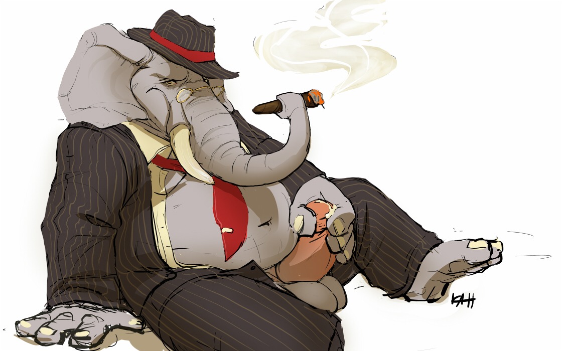 1boy balls cum elephant glasses hat male male_only penis rule34 solo