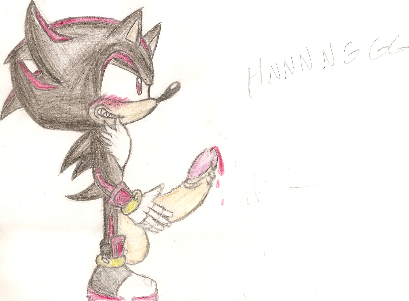 balls black_fur blood blush bullocks69 color feral fur furry gloves hedgehog male male_only nude penis rule34 sega shadow_the_hedgehog shoes solo sonic_(series) sonic_the_hedgehog_(series) standing tagme testicles what