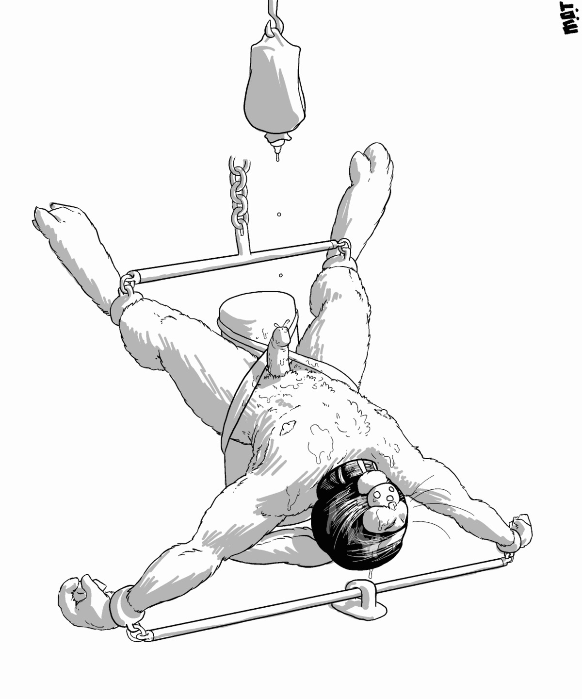 5:6 anal anthro arm_spreader ball_gag bdsm biped blindfold bondage bound digital_drawing_(artwork) digital_media_(artwork) e621 erection forced forced_anal forced_blindfold forced_bondage forced_cbt forced_gag forced_spreading forced_spreading_arms forced_spreading_legs full-length_portrait gag gagged genitals gimp_mask hi_res hooded lagomorph leg_spreader leporid makeover male mammal mask monochrome mot nipples nude open_mouth orgasm_denial pain penis portrait questionable_consent rabbit rape restraints sensory_deprivation sex sex_toy solo spread_eagle spreader_bar submissive submissive_male teasing torture wet