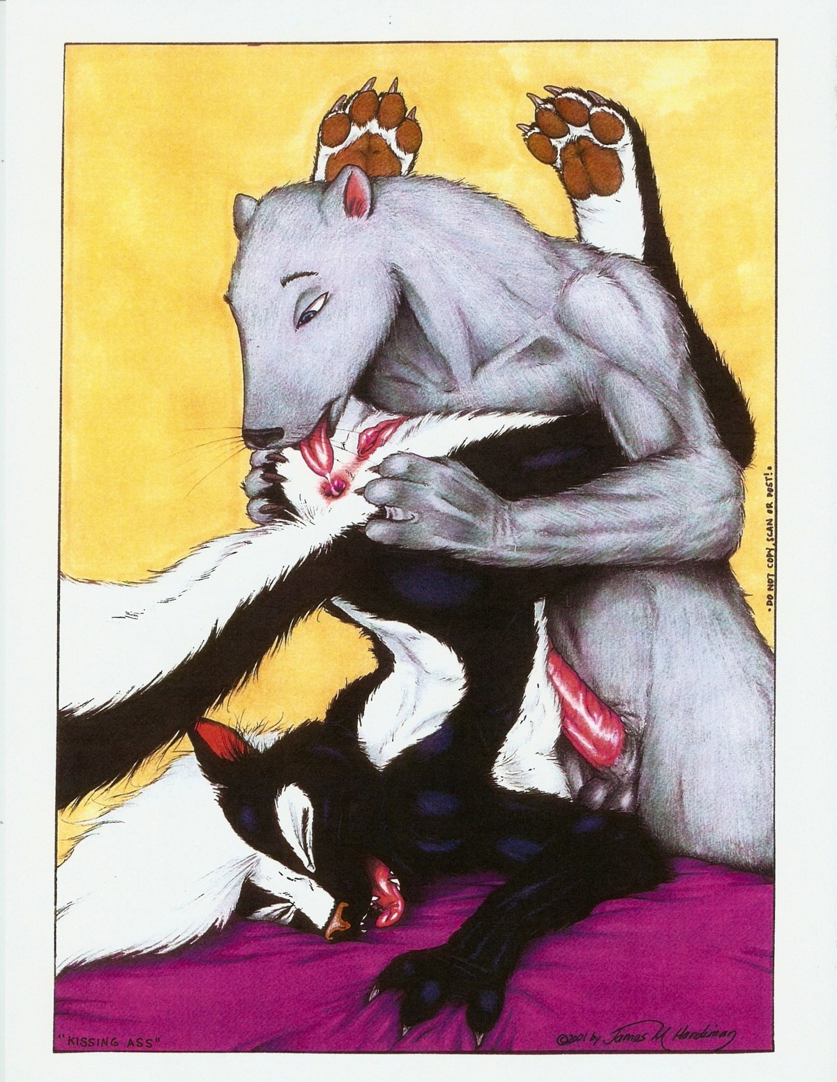2001 4_toes absurd_res anal anthro anus butt butt_grab claws denise_walker duo e621 erection feet female female_rimmed gaping gaping_anus genitals grabbing_sheets hand_on_another's_butt hand_on_butt hi_res hindpaw interspecies james_m_hardiman jeremy_dunlop legs_up licking male male/female male_rimming male_rimming_female mammal mephitid nude oral pawpads paws penis pink_pawpads rimming rimming_female sex shoulder_stand skunk soles spread_butt spreading tail toes tongue tongue_out unknown_species vulva whiskers