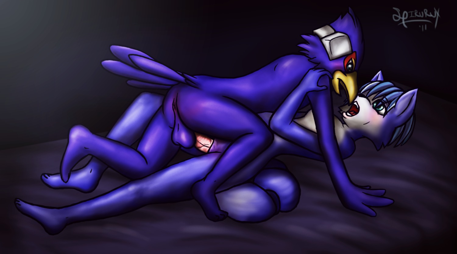 anthro anthro_on_anthro avian canine falco_lombardi female fox fur furry furry_ears furry_tail high_resolution krystal male missionary_position nintendo nude on_back penetration penis pussy rule34 sex star_fox straight tail vaginal_penetration video_games