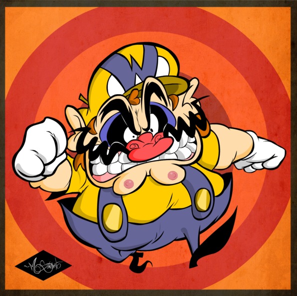 male male_only mario_(series) nintendo rule34 solo solo_male straight_hair tagme wario wario_land