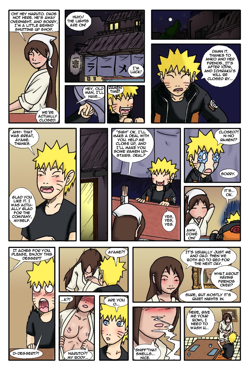 ayame_(naruto) female mattwilson83 naruto naruto_(series) naruto_shippuden rule34 uzumaki_naruto