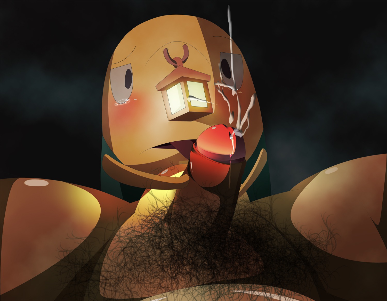 bodily_fluids cum cumshot drippy_(ni_no_kuni) duo e621 ejaculation erection first_person_view genital_fluids genitals handjob human humanoid_genitalia humanoid_penis lamp lantern level-5 licking long_tongue male male_pov mammal ni_no_kuni ni_no_kuni_(series) oral orgasm penile penis penis_lick pubes sex shun1124 tears tongue tongue_out tonguejob unknown_species what