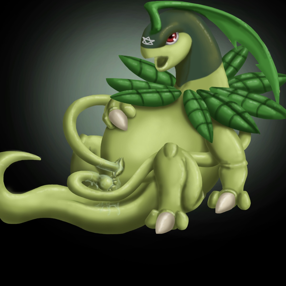 bayleef cobra_mcjingleballs color female female_only gay gay_anal gay_male gay_sex green_eyes homosexual homosexual_male homosexual_sex insertion male/male male_only male_penetrated masturbation nude pokemon pokemon_(species) pussy red_eyes rule34 sitting solo tagme vulva