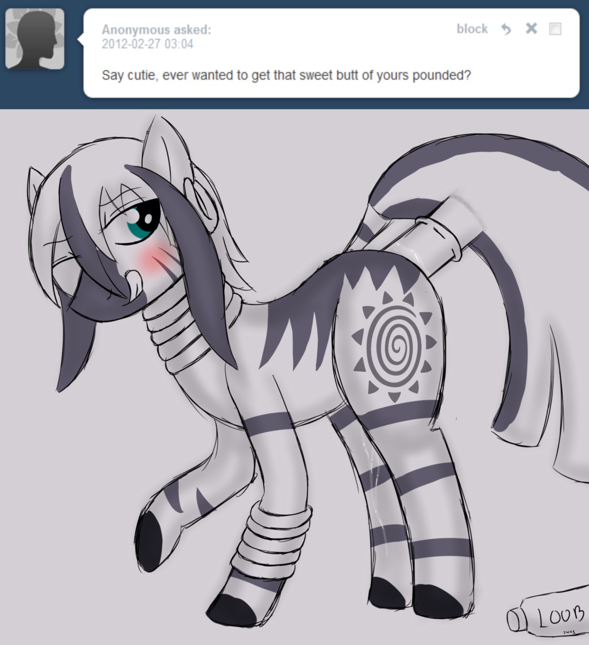 cutie_mark ensayne equine female feral friendship_is_magic male my_little_pony rule34 straight_hair tagme tail zebra zecora_(mlp)