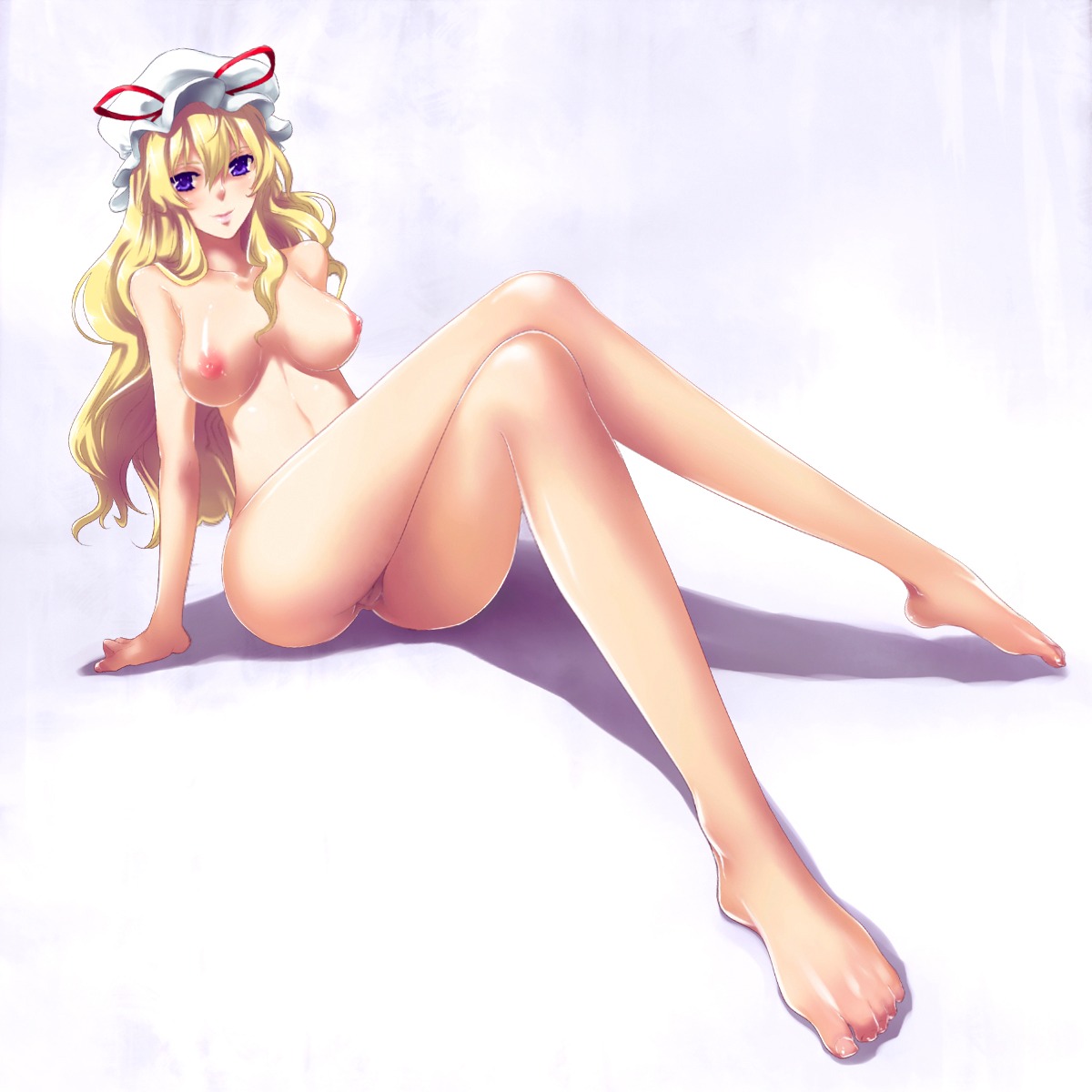 feet female kuroino nipples nude photoshop pussy rule34 touhou uncensored vagina yukari_yakumo