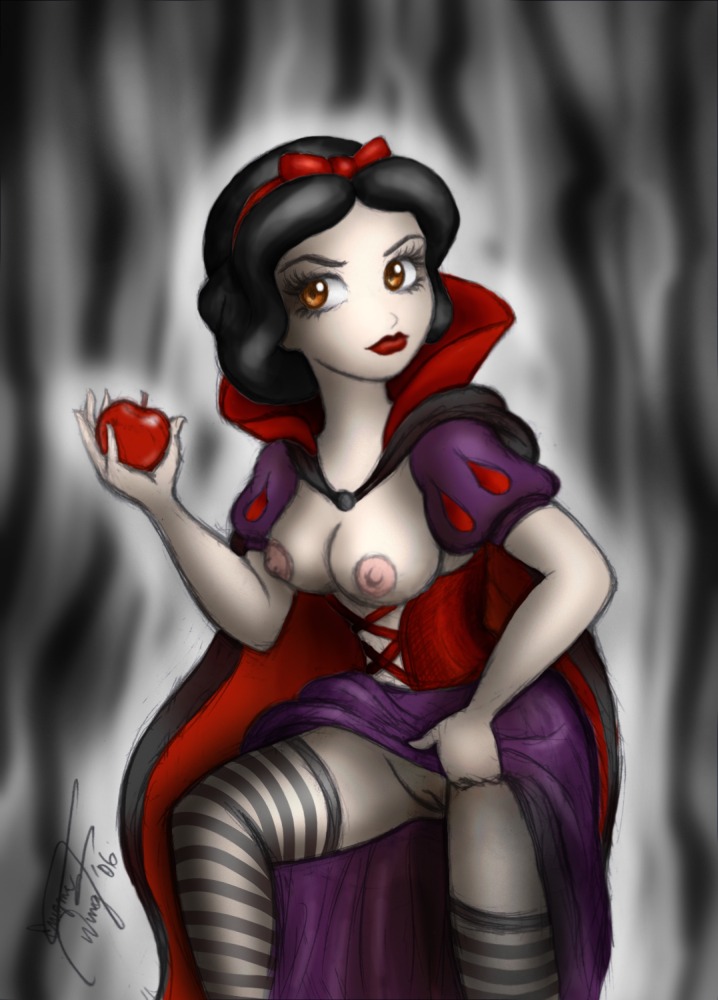 disney disney_princess enigmawing female goth nipples pussy rule34 snow_white_(disney) snow_white_and_the_seven_dwarfs_(1937_film) tagme