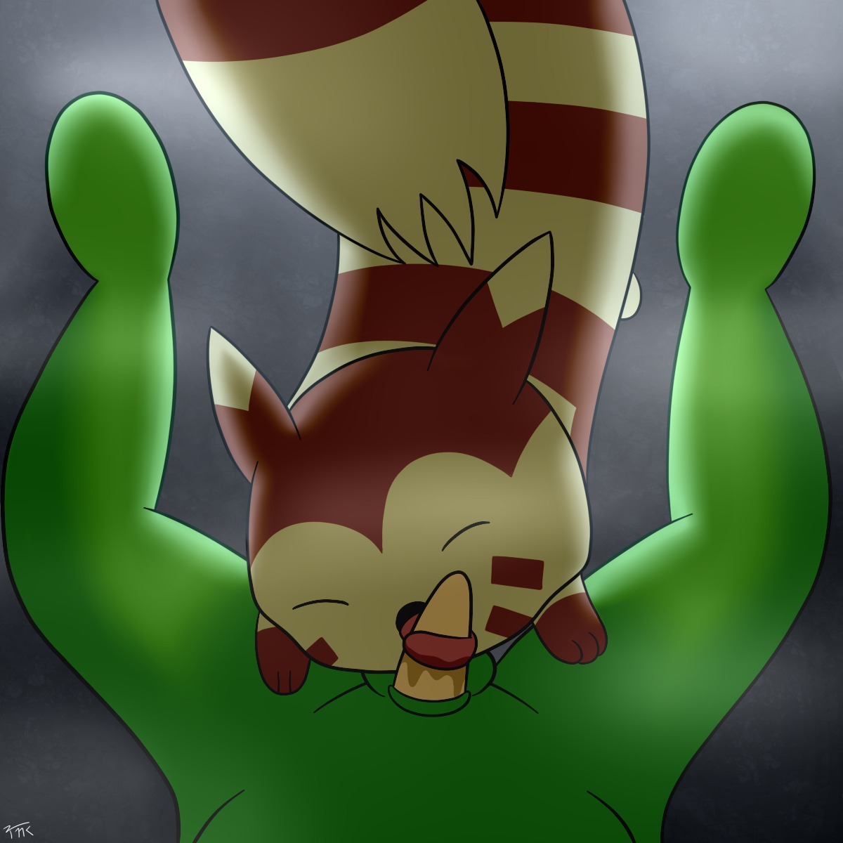 1:1 ambiguous_gender bodily_fluids duo e621 erection eyes_closed faceless_character faceless_male fellatio feral first_person_view furret generation_2_pokemon genitals hi_res licking long_tongue male male_pov mammal mustelid neitsuke nintendo open_mouth oral penile penis penis_lick pokemon pokemon_(species) saliva sex tongue tongue_out tonguejob
