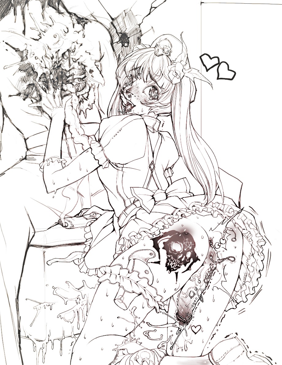 1futa ass blush boots bottomless_skirt copyright_request cum cum_drip cumshot death disembowelment dress ejaculation erection erection_under_clothes erection_under_skirt futa_only futa_sans_balls futanari gloves gore gun guro handgun hat intersex intestines jeffr large_ass long_hair male male_death monochrome no_balls no_panties penis penis_out penis_piercing penis_under_clothes penis_under_skirt piercing pistol rule34 skirt skirt_lift thigh_strap thighhighs tongue_piercing weapon
