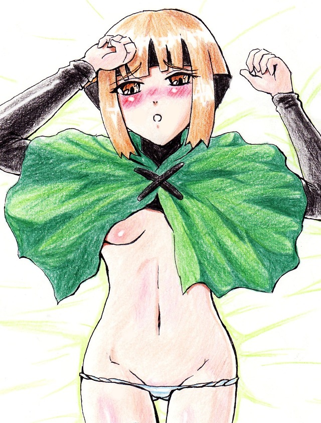 beige_skin blush brown_eyes clothes color erokosei female female_only gardenia_(pokemon) human lying on_back panties pokemon pokemon_dppt rule34 solo
