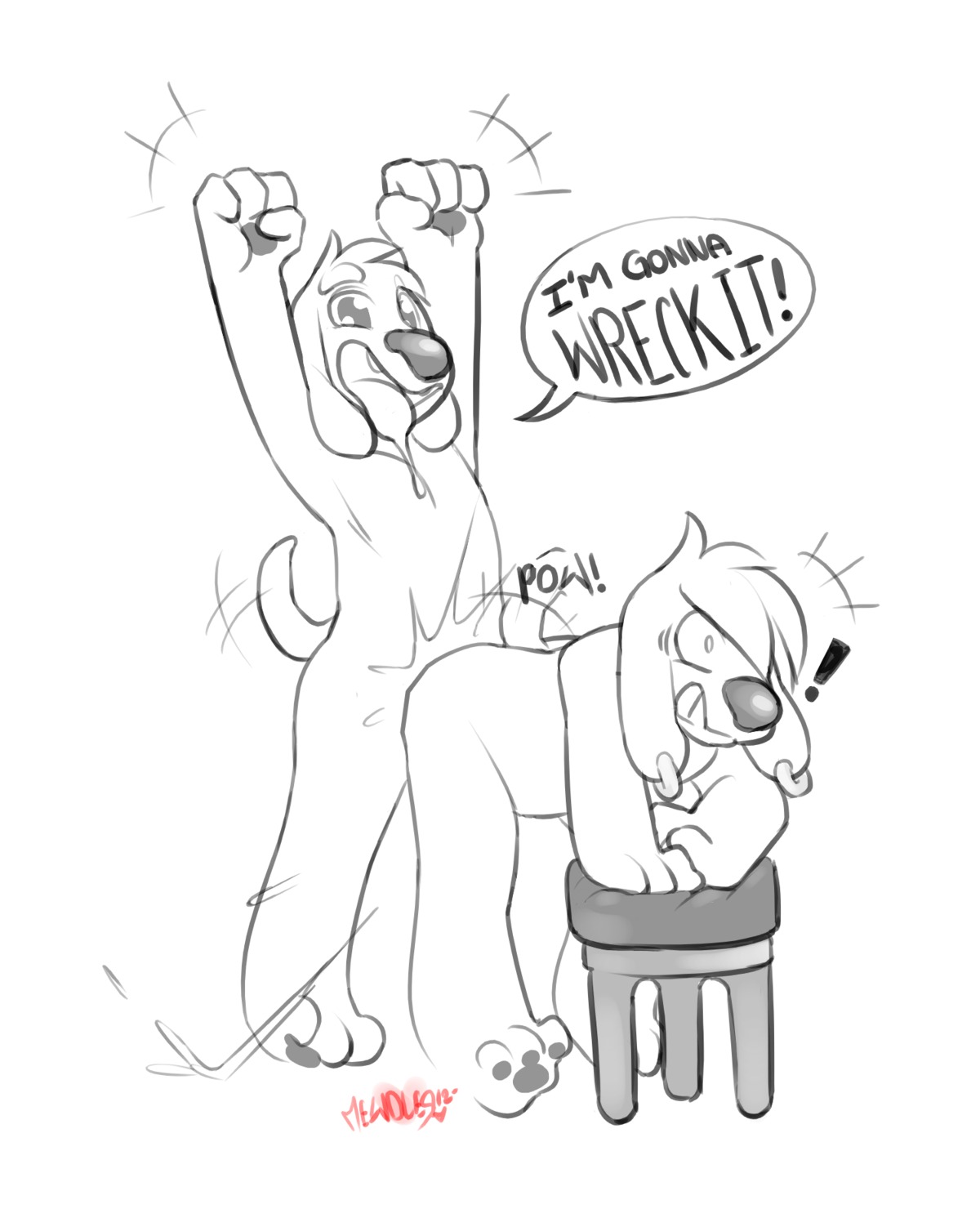 anal anal_penetration anthro brian_griffin canid canine canis cousins_(lore) dialogue disney domestic_dog duo e621 english_text family_guy hi_res incest_(lore) jasper_(family_guy) male male/male male_penetrated male_penetrating male_penetrating_male mammal mewdles penetration piercing questionable_consent sex surprise_buttsex surprise_sex surprised tail text wreck-it_ralph