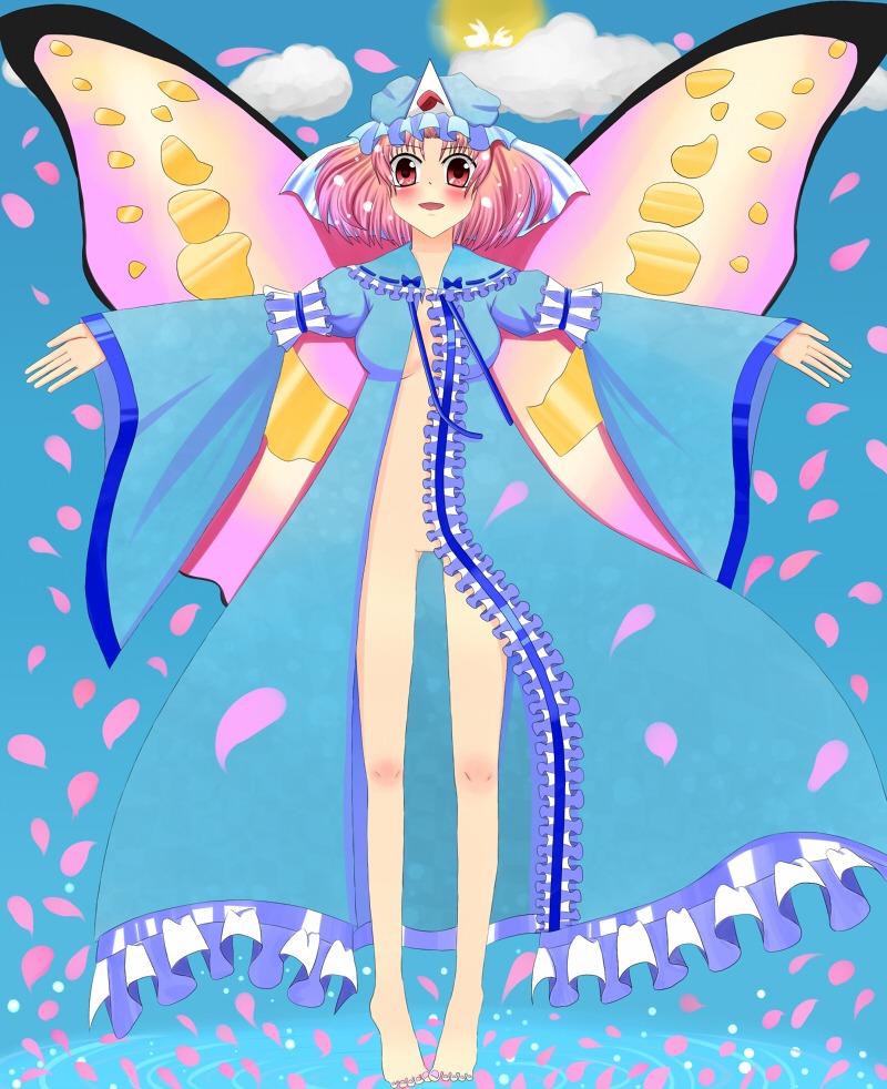female rule34 tagme touhou yuyuko_saigyouji