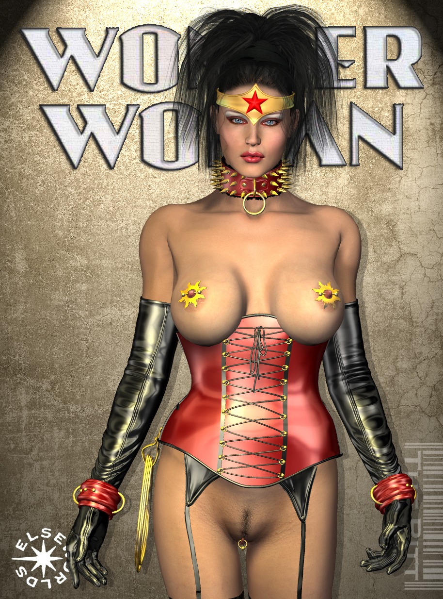 1girls 3d 3d_(artwork) big_breasts breasts clitoris clitoris_piercing collar corset cuffs dc dc_comics elbow_gloves female female_only fetish_wear garter_straps latex long_gloves nipple_piercing nipples pierced_clitoris pierced_nipples piercing pubic_hair pussy rule34 solo spiked_collar superheroine the_pitt tiara uncensored wonder_woman wonder_woman_(series) wrist_cuffs