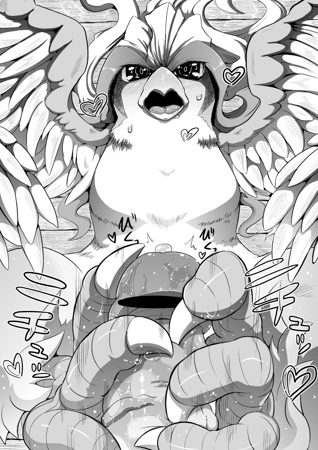 3_toes ambiguous_gender ambiguous_on_human avian barefoot bestiality blush bodily_fluids censored claws cum duo e621 erection feathered_wings feathers feet feral first_person_view foot_fetish foot_play footjob generation_1_pokemon genital_fluids genitals heart_symbol hi_res human human_on_feral humanoid_genitalia humanoid_penis interspecies japanese_text krona looking_at_viewer lying male male/ambiguous male_on_feral male_pov mammal monochrome nintendo on_back on_ground open_mouth orgasm penile penis pidgeot pokemon pokemon_(species) pokephilia precum saliva sex solo_focus sweat talonjob talons text toe_claws toes two-footed_footjob vein wings