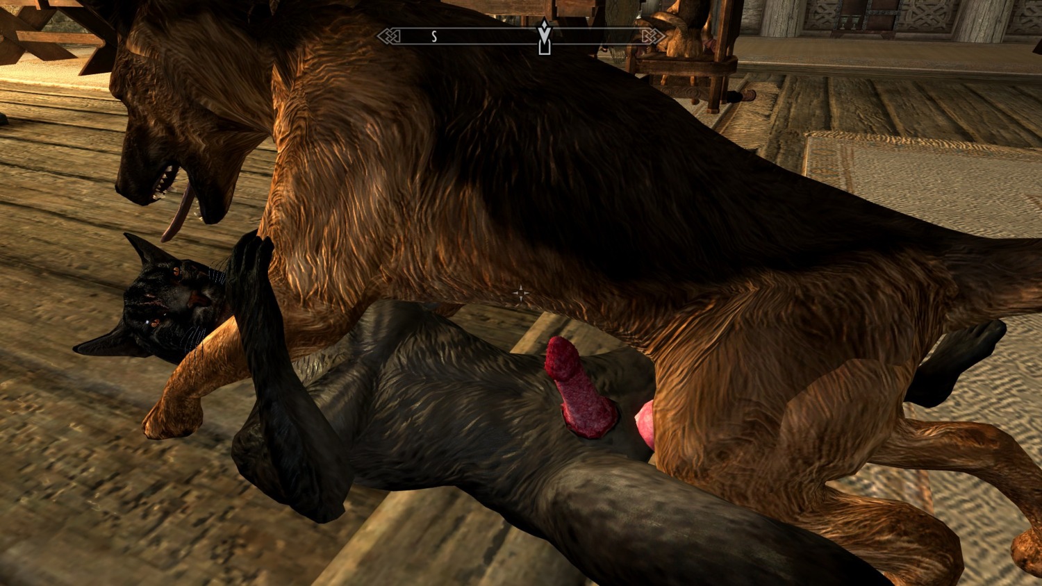 16:9 3d_(artwork) anal anal_knotting anal_penetration anthro anthro_on_feral anthro_penetrated bestiality bethesda_game_studios canid canine canis digital_media_(artwork) domestic_dog duo e621 erection erection_while_penetrated felid feral feral_penetrating feral_penetrating_anthro from_front_position fur genitals german_shepherd herding_dog hi_res interspecies khajiit knot knotting looking_pleasured lying male male/male male_on_bottom male_on_top male_penetrated male_penetrating male_penetrating_male mammal microsoft missionary_position on_back on_bottom on_top pastoral_dog penetration penile penile_penetration penis penis_in_ass sex skyrim the_elder_scrolls tongue unknown_artist widescreen