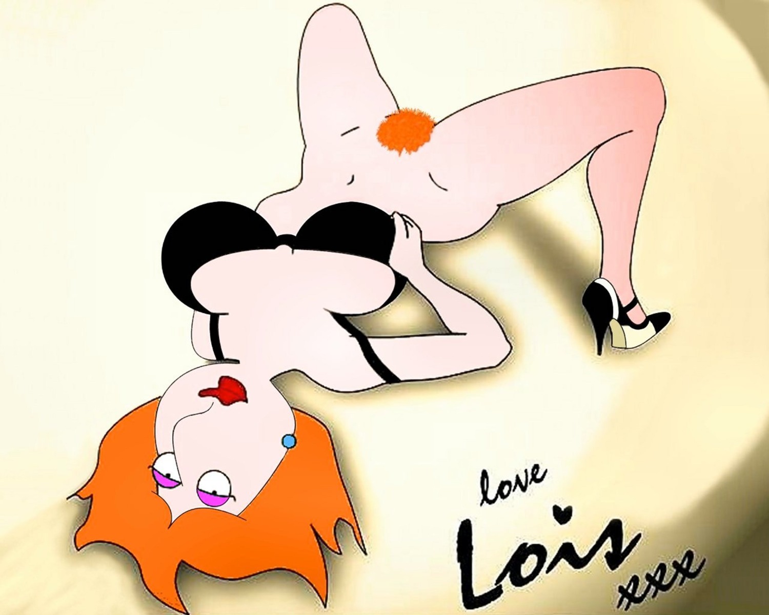 1girls 2d artist_request family_guy female female_only human lois_griffin rule34 solo tagme