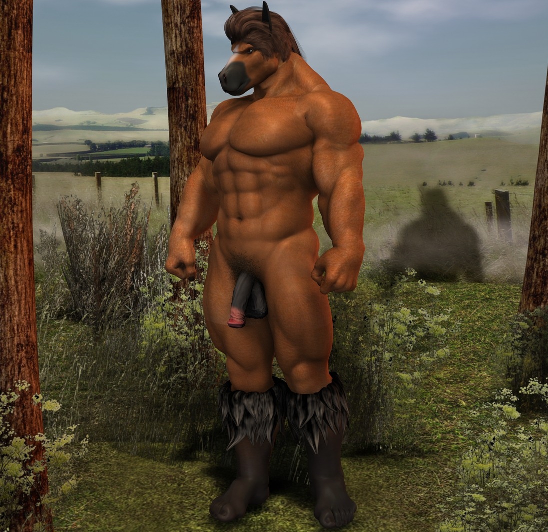 3d_(artwork) 5_toes abs animal_genitalia animal_penis anthro arm_support athletic balls biceps big_balls big_muscles big_penis biped brown_body brown_fur brown_hair detailed_background digital_media_(artwork) e621 equid equine equine_genitalia equine_penis feet flaccid fur genitals hair half-erect hindpaw horse humanoid_feet male mammal muscular muscular_anthro muscular_male nature nude outside paws pecs penis plant plantigrade pose presenting pubes sky solo standing toes tree vein vic34677