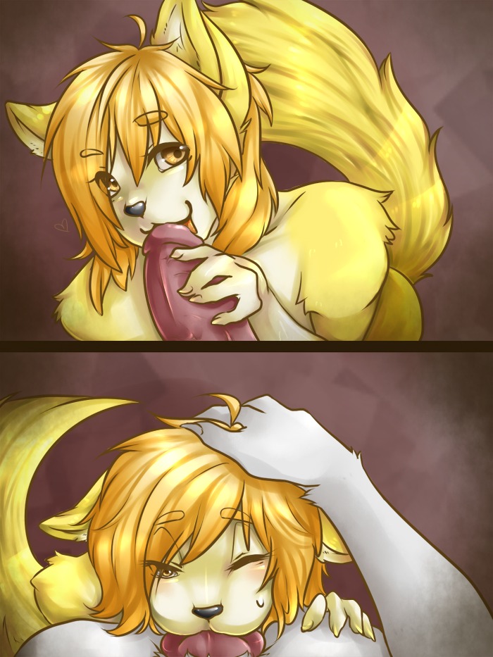 2014 anthro bodily_fluids canid canine duo e621 erection fellatio femboy first_person_view fox fur genitals hair half-closed_eyes happy heart_symbol licking looking_at_viewer male male/male male_penetrated male_penetrating male_penetrating_male male_pov mammal munchii narrowed_eyes nude one_eye_closed open_mouth oral oral_penetration penetrating_pov penetration penile penis penis_lick sex short_hair smile solo_focus sweat tongue tongue_out vein veiny_penis