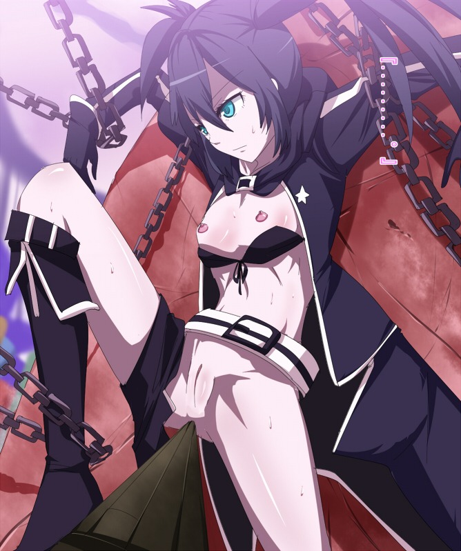black_rock_shooter black_rock_shooter_(character) female pointy_chin rule34 tagme