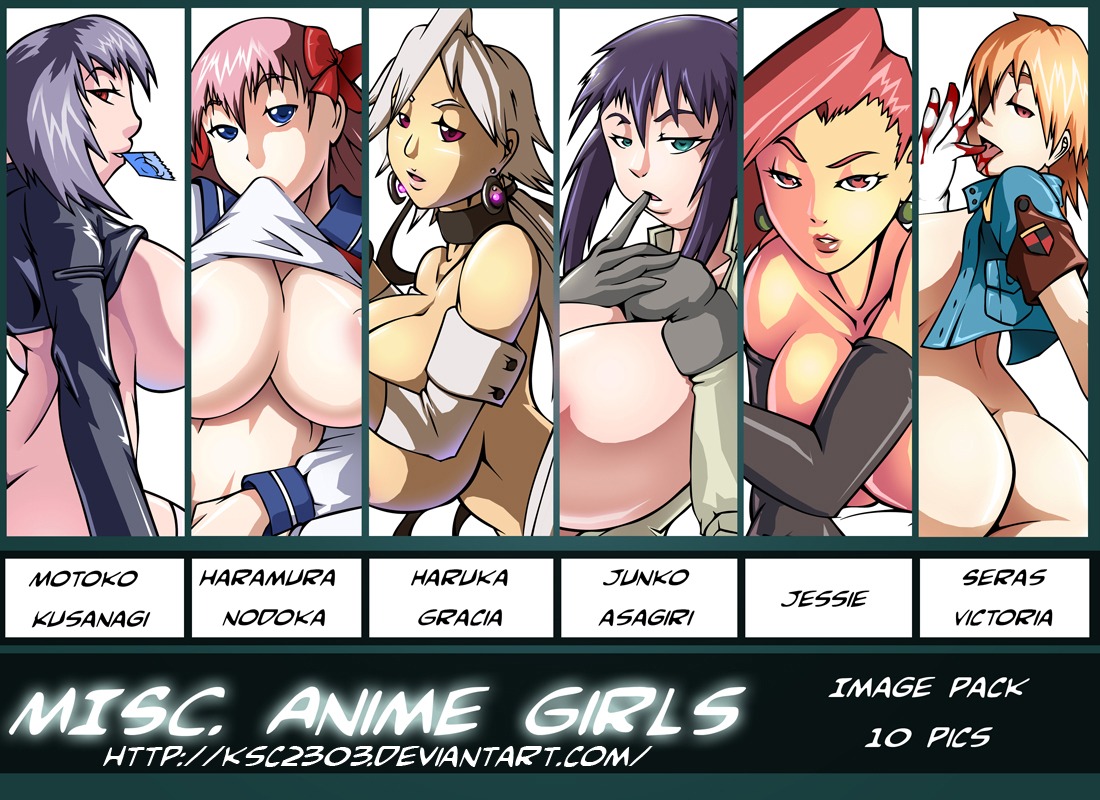 alternate_breast_size basquash! blood breasts clothing crossover female ghost_in_the_shell ghost_in_the_shell_stand_alone_complex haramura_nodoka haruka_gracia hellsing huge_breasts human human_only jessie_(pokemon) jpg junko_asagiri kusanagi_motoko large_breasts onagi pokemon rule34 saki seras_victoria straight_hair sunabozu